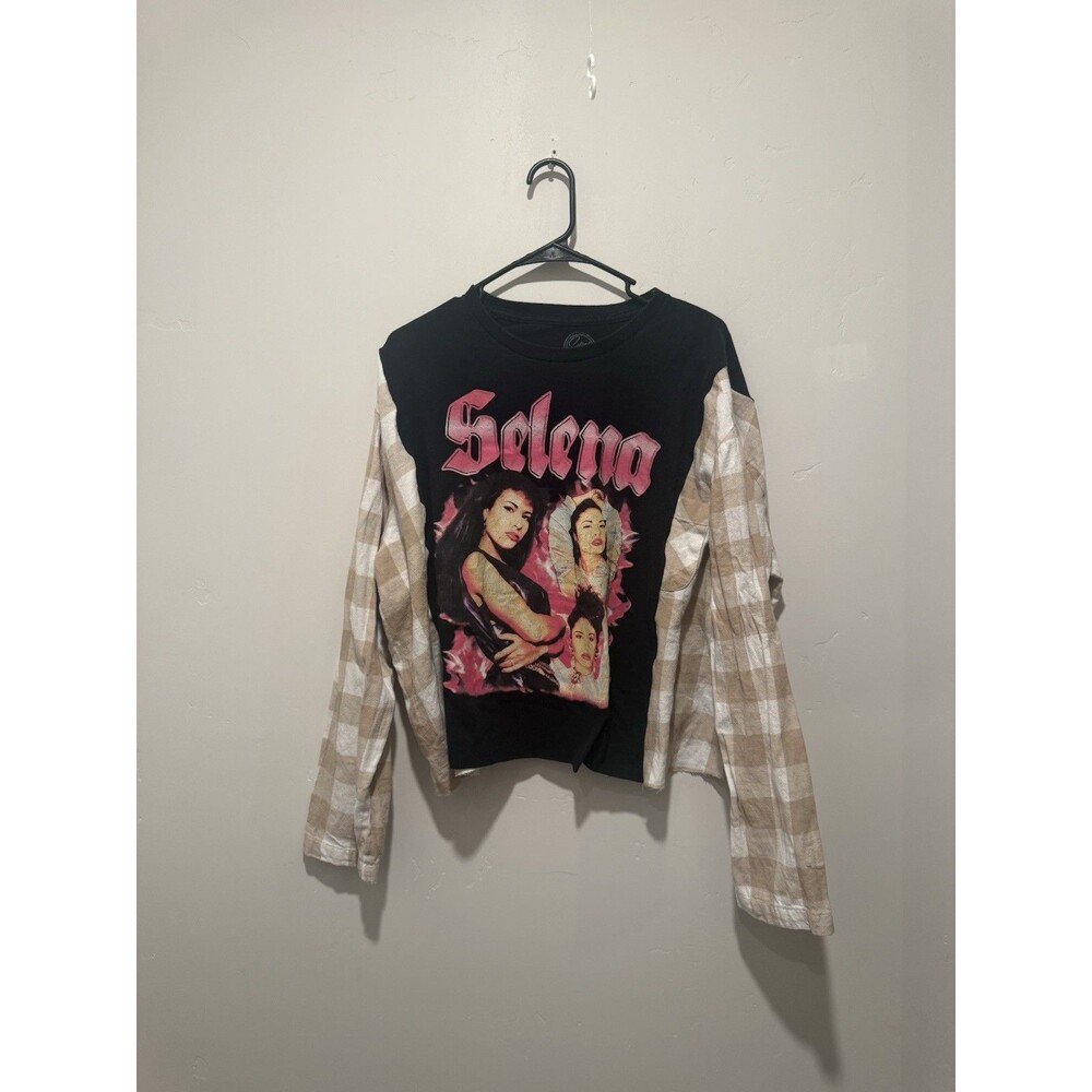 Rework Upcycle Grunge Oversize  Selena Quintanilla Sweater M/L